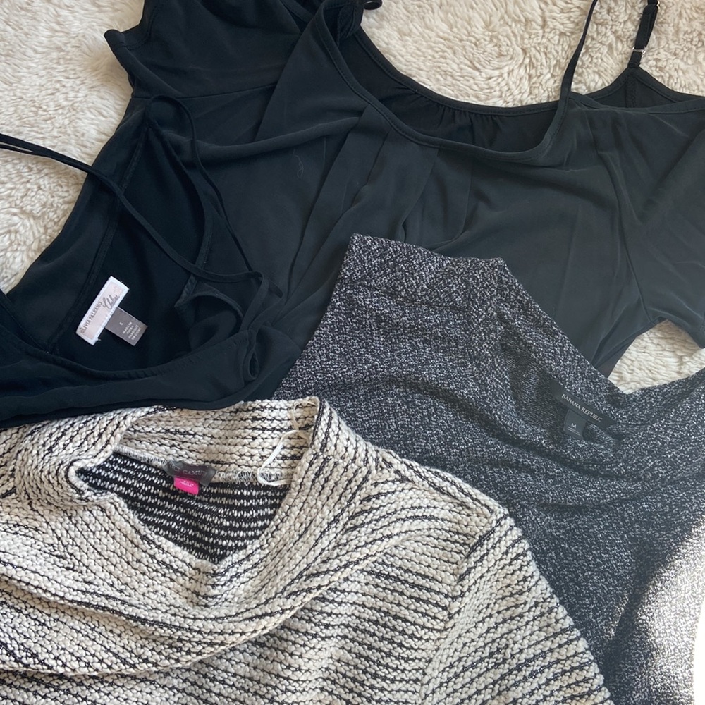 Bundle of black and white professional clothes mystery EUC